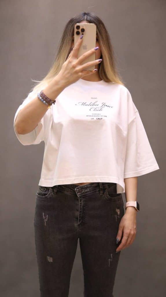 کراپ تیشرتی MALIBU